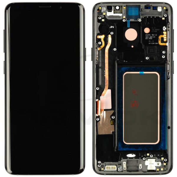 SAMSUNG S9 PLUS LCD WITH FRAME OLED G9G5 BLACK