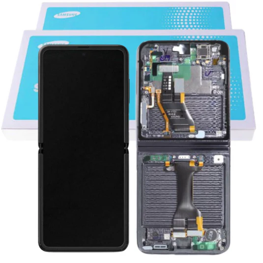 SAMSUNG Z FILP 5 5G INNER LCD WITH FRAME 2023 BLACK